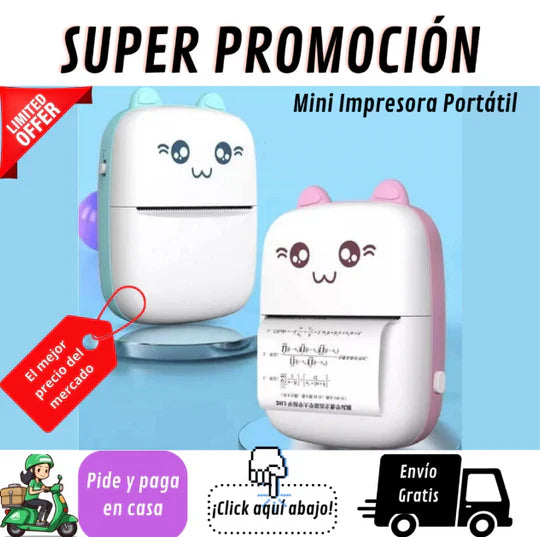 🖨️MINI IMPRESORA PORTATIL