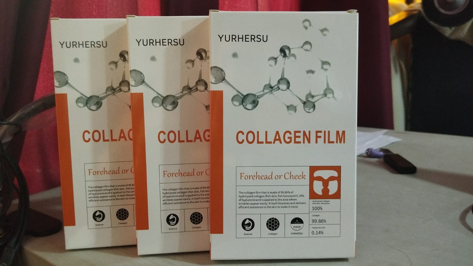 Parches de colágeno para mejillas